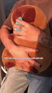 Gấu Bông Chuột Lang Nước Capybara chảy nước mũi dễ thương lông xù mềm mại