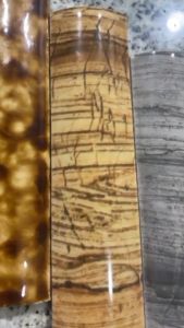 Kuku keramik / Kuku macan / Bon bon ulir 10 cm Marble  Brown / Woods / Grey