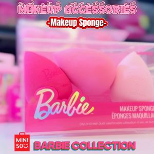 MINISO Barbie Collection Makeup Accessories (Sponges/Powder Puff/Clippers/Tweezers/Brushes)