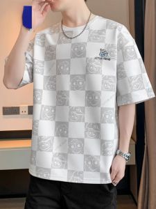 ROMON | Summer Lightweight Loose Casual Round Neck Short Sleeve T-Shirt