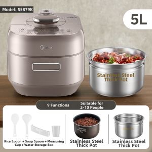 Midea | Multi-Function No-Coating Stainless Steel Electric Pressure Cooker 5L