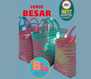 Ukuran BESAR Tas Belanja/Tas Anyam/Tas Sayur/Tas Pasar/Tas Jinjing Cocok Untuk Hampers dan Souvenir