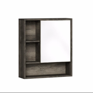 Over The Toilet White Storage Cabinet Bathroom Wall Mirror Medicine Cabinet Single Door With Adjustable Shelf