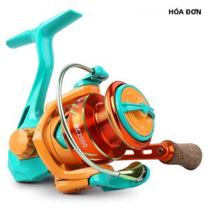 Billings 1000-6000 Câu Cá Máy 10Kg Max Kéo 5.2:1 Tỷ Lệ Bánh Răng Ống Nhôm Cho Nước Ngọt & Nước Mặn