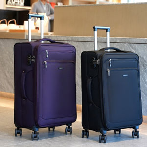 Waterproof Lightweight Oxford Cloth Trolley Case 20-Inch Luggage Large Capacity Extended Suitcase Password Suitcase Universal Wheel