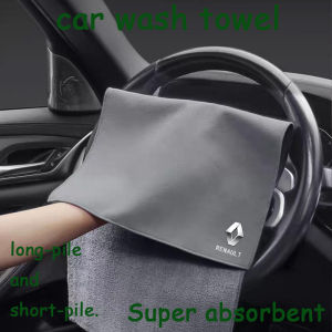 Microfiber Car Cleaning Towels car wash cloth Car Detailing Kit for Renault Megane 2 3 4 Twingo Clio Talisman Captur Trafic Kwid