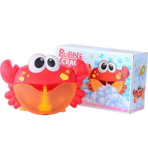 Bubble Crab Bath Toy Automatic Bubbling Maker with Music Bathtub Soap Machine Baby Shower Playing Toys