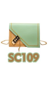 Tas Selempang Wanita Tali Rantai Tas Motif Trendy Kekinian Tas Import -SC109
