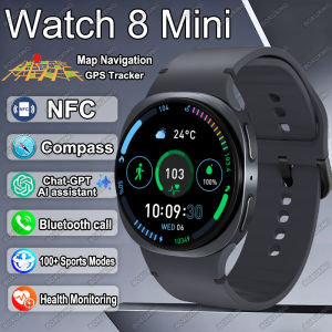 2025 New Watch 8 Mini GPS Track Smart Watch Men Women Map Navigation Heart Rate BT Call IP68 Waterproof Compass Sport Smartwatch