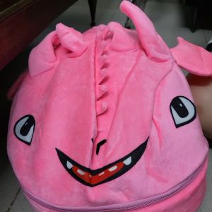 Balo RỒNG vải NHUNG 2 lớp đựng nón fullface đi học đi chơi.