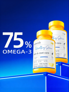 vetwish | Pet Fish Oil Capsules for Skin and Coat