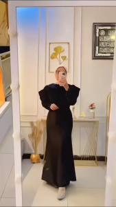 Neiza Dress Satin Premium Dress Pesta Dress Mewah Kondangan Virall