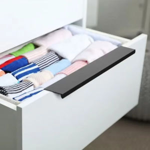 Anglebabylife 8/15cm Gold Black Hidden Handles Aluminum Alloy Kitchen Cabinet Cupboard Wardrobe Long Pulls Home Furniture Handles Hardware