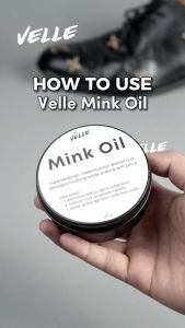 Mink Oil Leather kulit -pelembab waterproof Sepatu TasDompet | Velle