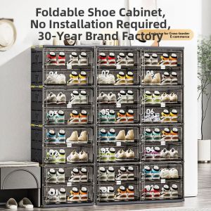 ZHUOLESHI | Transparent Foldable Shoe Storage