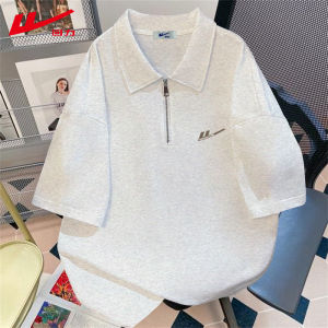 Warrior | Áo Thun Nữ Cổ Trụ Half-zip Phong Cách Thư Giãn 100% Cotton