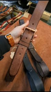 CLOUDSID Gesper Ikat Pinggang Pria Kulit 100 % (Kulit Pabrik)