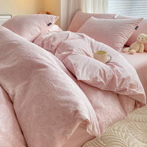 Kiss Dear | Pure Cotton Jacquard Bed Set 4PCS