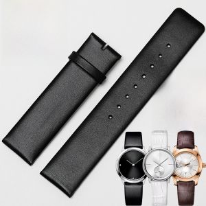 GANG JUE | Dây đeo đồng hồ da thật thay thế ban đầu dành cho nam và nữ Dây đeo đồng hồ CK K2Y211 K2Y231 Dây đeo đồng hồ bằng da mỏng