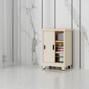 DIBIOU | Weatherproof Sliding Door Steel Storage Cabinet