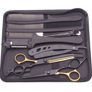 6 Hair Scissors Professional Cutting Shears Thinning Hairdressing Razors Com Set Salon Barber & Home Japan Steel Dropshipping