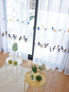 Gauze Half Curtain Window Screen Embroider Balcony Curtain Yarn Living Room White Sand Sun Protection Sunshade Bay Window White Yarn Curtain Transparent Sand Curtain