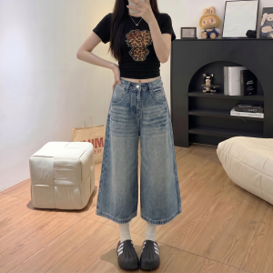AIYITI | Light Thin Vintage Wide-leg Womens Culottes