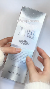 Kem ủ trắng toàn thân Secret Key Snow White Milky Pack 200g dưỡng trắng cấp ẩm kem dưỡng thể