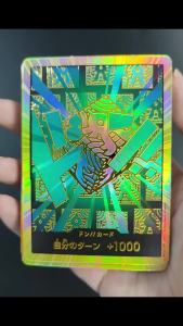 Bandai | 30Pcs ONE PIECE Japanese Lettering Collection Cards DON Card Your Turn+1000 Roronoa Zoro  Monkey D. Luffy Game Anime Cards Gift