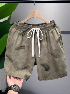 Quần Short Thể Thao Nam Mùa Hè in Sọc Cotton Thoáng Khí Quần Short Nam Quần Short Thể Thao Thường Ngày Quần Short Polyester