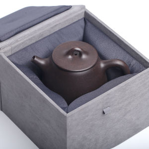 CANGHUTIANXIA | Handmade Purple Clay Teapot Home Tea Set Black Gold Sand
