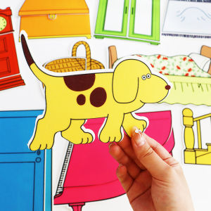 "จุดที่ไหน" อุปกรณ์ช่วยสอนสักหลาด หนังสือภาพ อุปกรณ์ประกอบฉากการแสดงเรื่องราว การปฏิสัมพันธ์ในห้องเรียน ผ้ากันเปื้อนละคร การศึกษาก่อนวัยเรียน