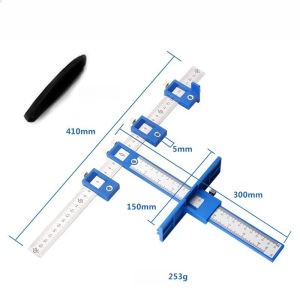 JUSTINLAU 1 Piece Woodworking Handle Drilling Locator Handle Locator Auxiliary Tool Cabinet Door Puncher Opener Positioning