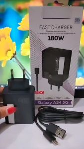 Charger SAM Galaxy A54 5G 180W Fast Charger Support Fast Charging