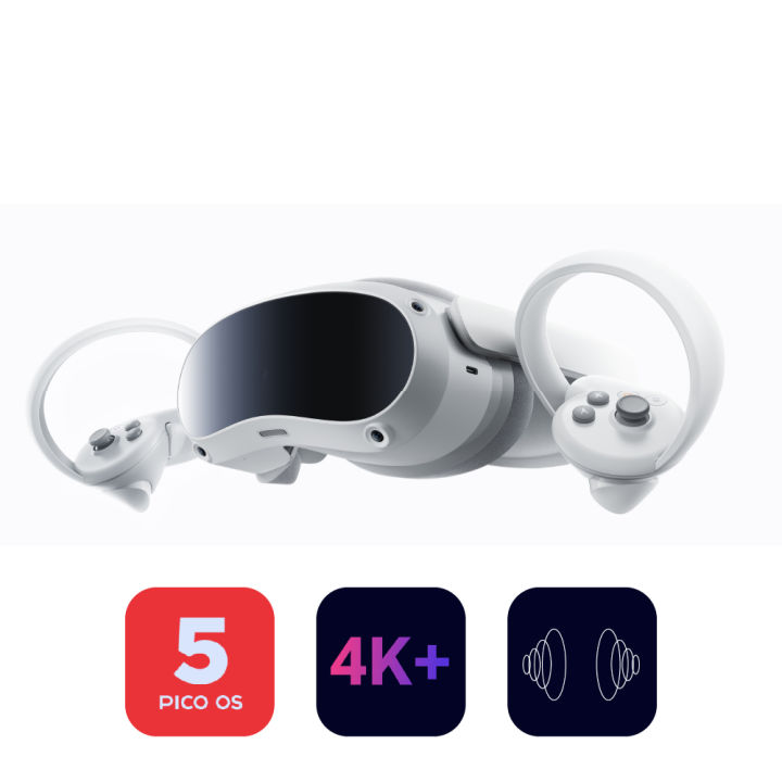 [FREE GIFT] PICO 4 4K Full HD All-in-one Virtual Reality VR Headset  128GB/256GB | Lazada
