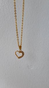 Kalung Titanium Wanita Anti Luntur - Anti Karat Korean Style Import Model Terbaru Gisell4 GRATIS KOTAK - Lovelybutik