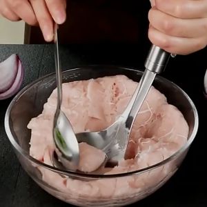 Sendok Cetakan Stainless - Sendok Cetakan - Sendok Penyetak Bakso - 1pcs