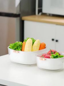FENGHONGTAO | Rổ Lọc Nhựa Hai Lớp Đa Năng
