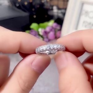 Huitan Simple Elegant Women Engagement Rings Eternity Promise Wedding Rings 3 Colors Luxury Fashion Female Jewelry Drop Shipping