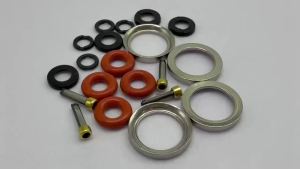 4 Sets Fuel Injector Repair Kit For Honda 16450-5LA-A01 Acura TLX ILX 2.4L GDI Complete Fuel Injector Overhaul Rebuild Kit