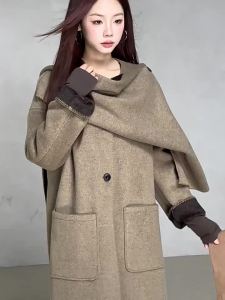 YIKEXIAOYEMEI | Đầm Maxi Draping Cao Cấp Định Hình Eo