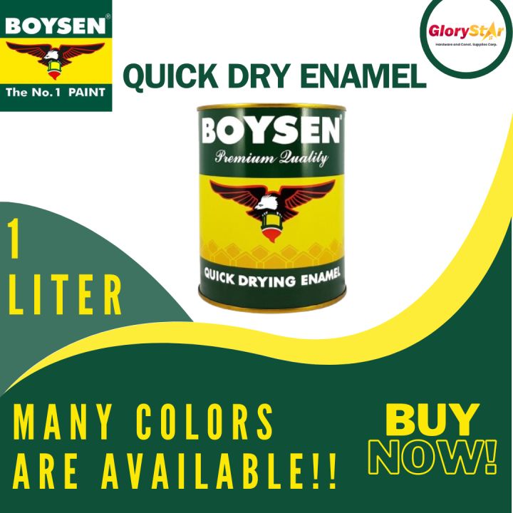 BOYSEN PAINTS QUICK DRY ENAMEL 1 LITER | Lazada PH