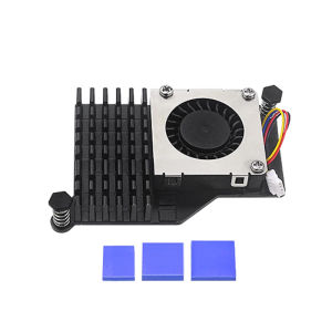 Hệ Thống Làm Mát Chủ Động Raspberry Pi 5 - Tản Nhiệt Đồng/nhôm Với Quạt Điều Chỉnh Tốc Độ PWM Dành Cho RPI 5 Pi5 - Bộ Tản Nhiệt