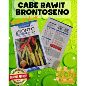 Cabe Rawit Bronto Seno 10 gr Pertama benih cabe rawit Brontoseno sangat toleran terhadap virus gemini dan layu fusarium menjadikannya pilihan yang ideal.