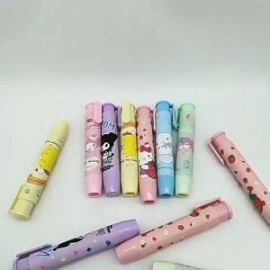 MI-A76 Eraser Pen Penghapus Pensil Karakter Kartun Lucu / Penghapus Mekanik / Cute Pencil Mechanical Eraser Retractable / Penghapus Bentuk Lipstick Import