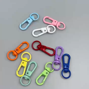 ห่วง ทรงก้ามปู ห่วงล็อคสปริง สีพื้นเคลือบเงา ลายเพ้นท์ หลากหลายรูปทรง อุปกรณ์เสริมงานฝีมือ งาน DIY