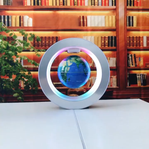 Magnetic Levitation Globe Lamp World Map Decoration Ornaments Office Home Decoration Globe Novelty Light Learning Model Tool