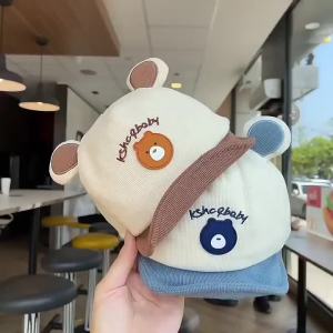 หมวกเด็ก 5 เดือนถึง 3 ขวบ รอบศีรษะ : 44-50ซม. หมวกเด็ก (หมวก) 🐻หมวกเด็กชายและเด็กหญิง