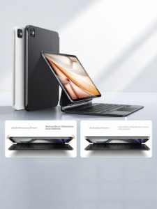 KUMENG | Full Coverage Magnetic Touch Suspension Smart Keyboard Case for iPad 11inch/12.9inch