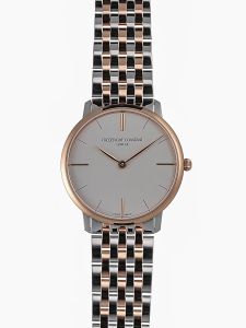 model Frederique Constant นาฬิกาข้อมือผู้ชาย Quartz FC-200V5S32B Classics Slimline Men's Watch